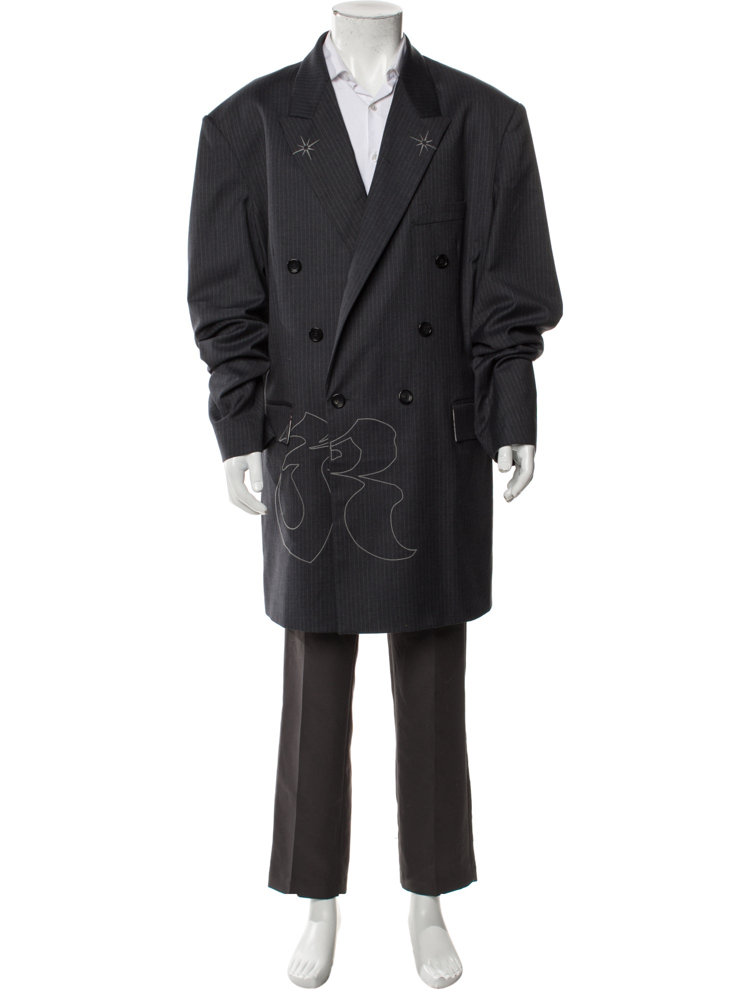 KUSIKOHC Striped Blazer