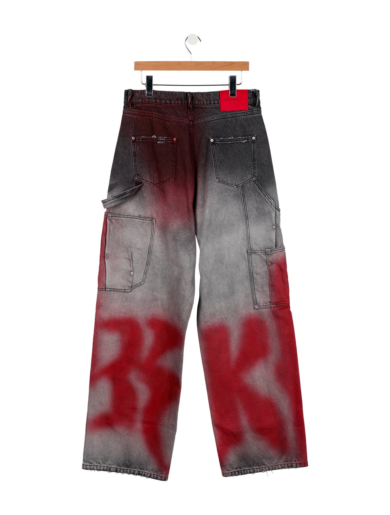 KUSIKOHC Tie-Dye Print Cargo Pants w/ Tags