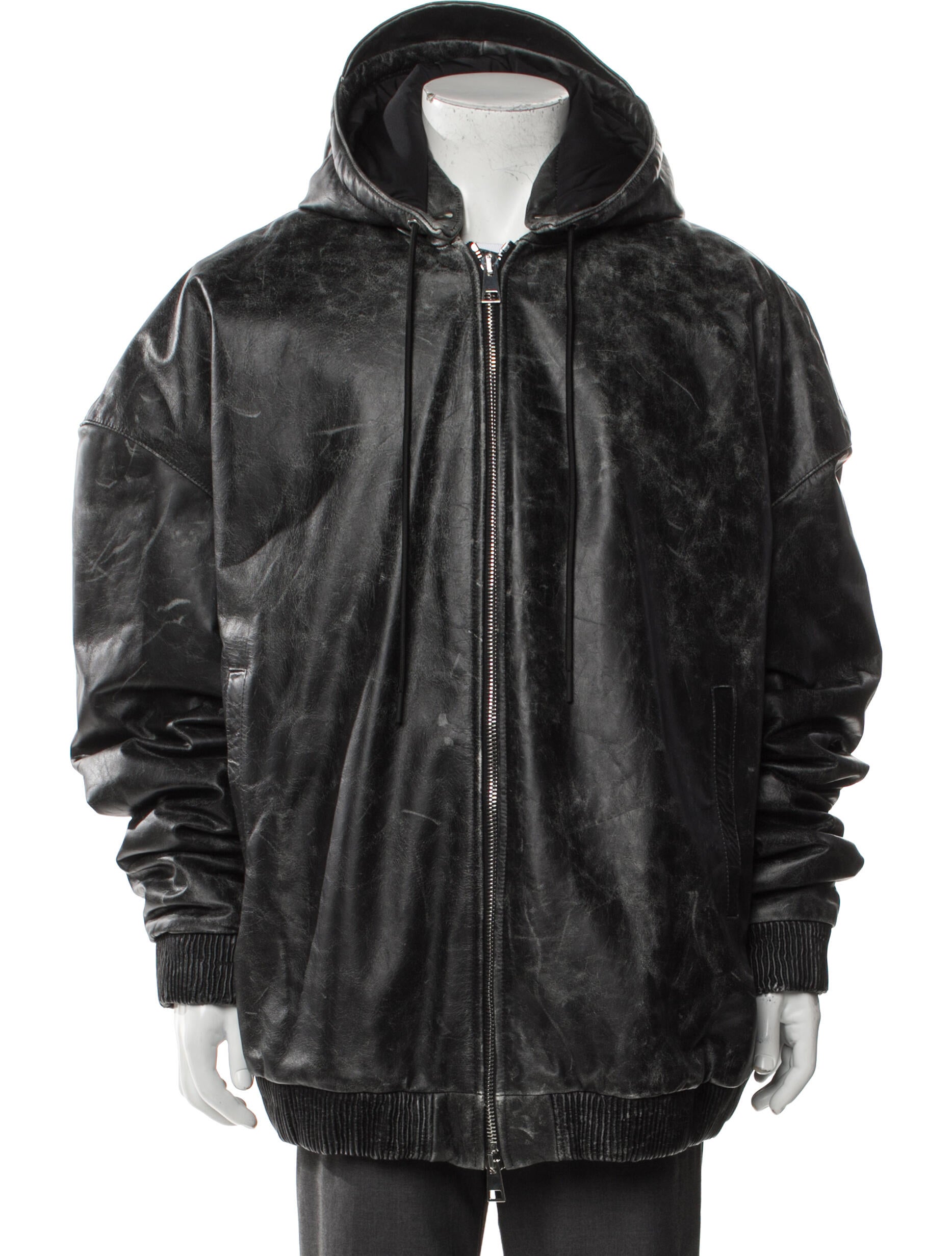 KUSIKOHC Leather Parka