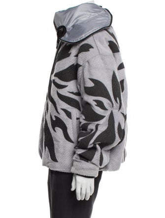 KUSIKOHC Printed Windbreaker