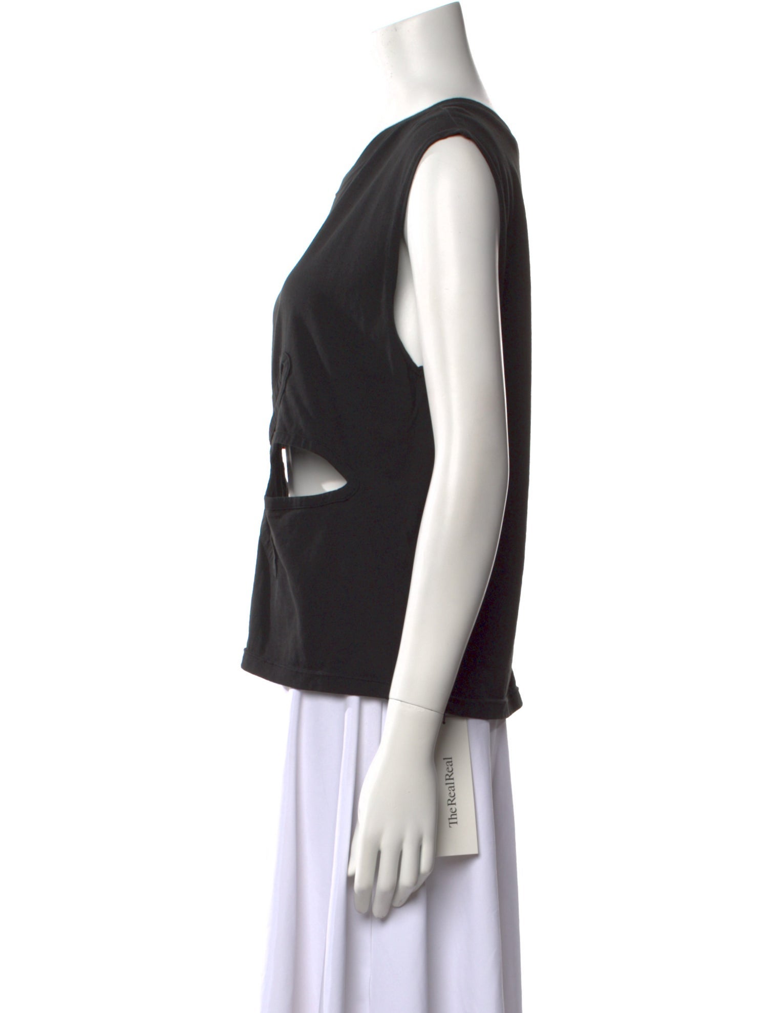 KUSIKOHC Scoop Neck Sleeveless Top