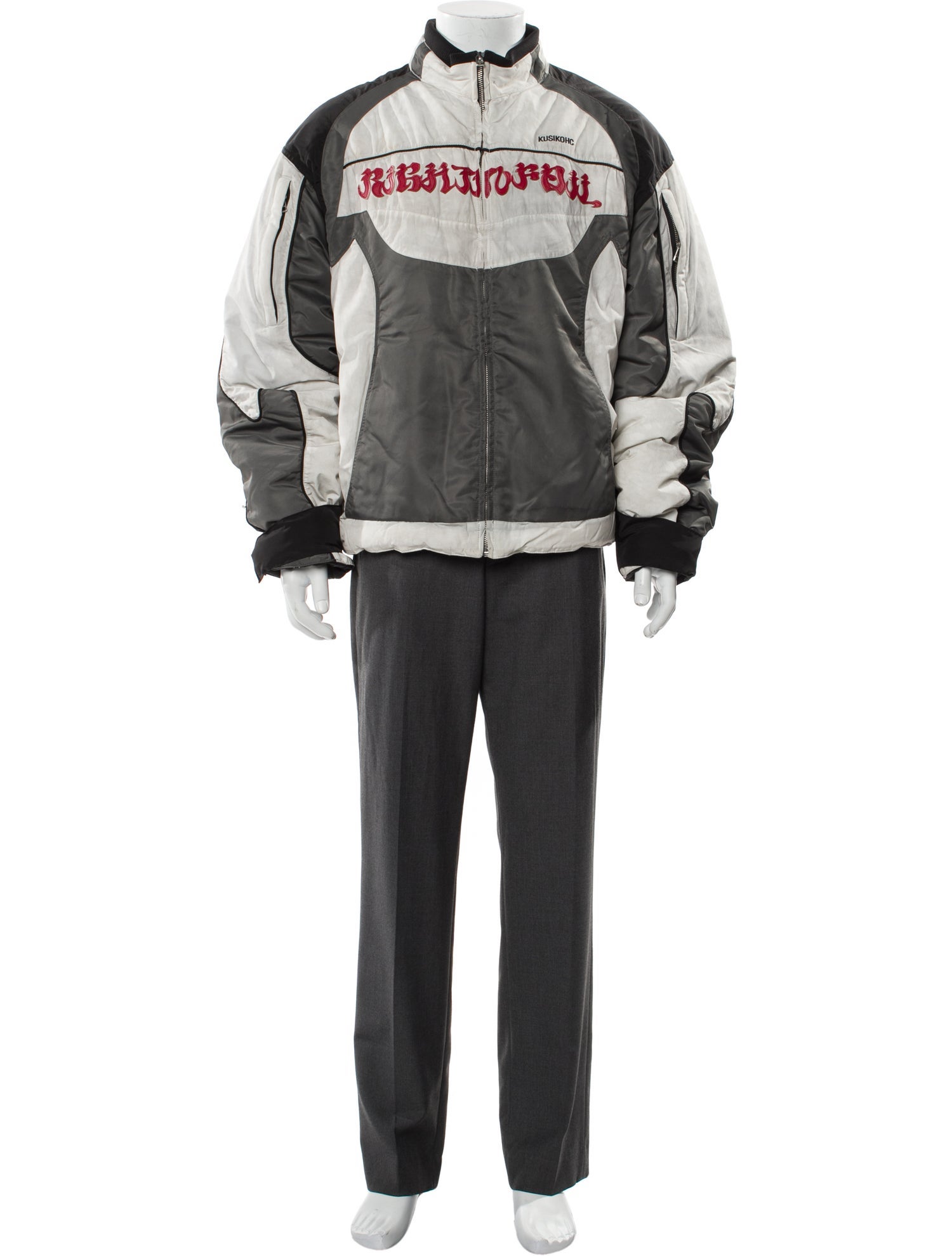 KUSIKOHC Colorblock Pattern Jacket