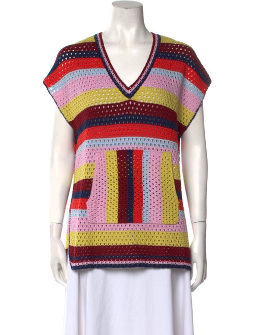 Kule Colorblock Pattern Sweater