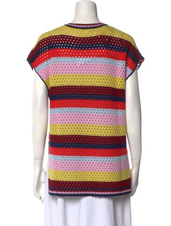 Kule Colorblock Pattern Sweater