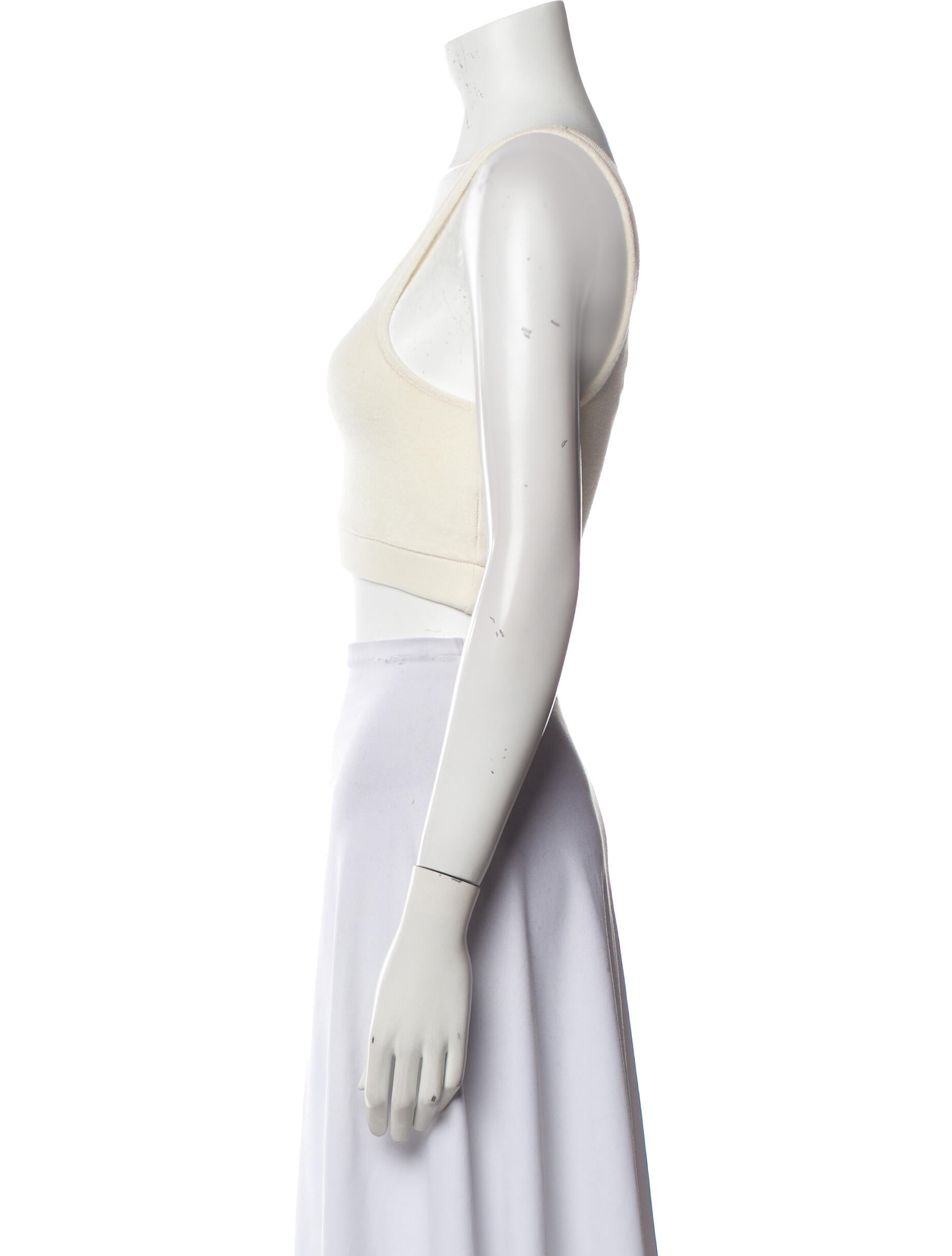 Kule Scoop Neck Sleeveless Crop Top