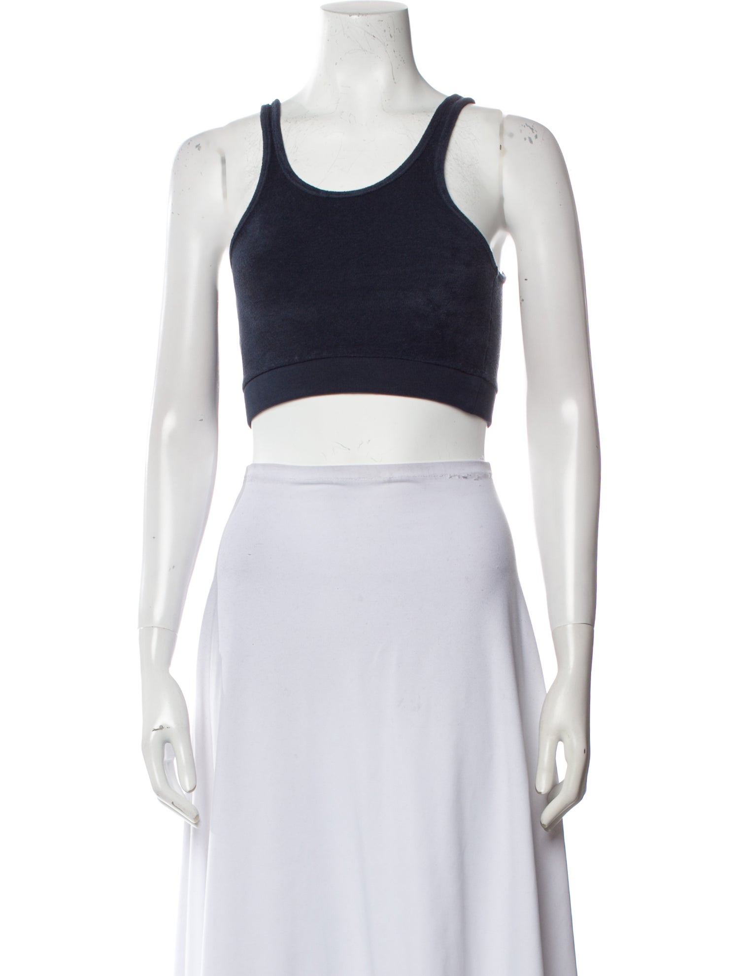 Kule Scoop Neck Sleeveless Crop Top