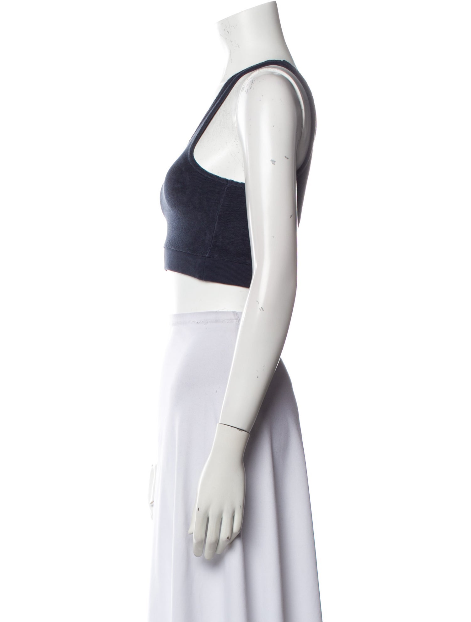 Kule Scoop Neck Sleeveless Crop Top