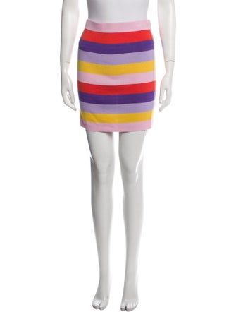Kule Striped Mini Skirt