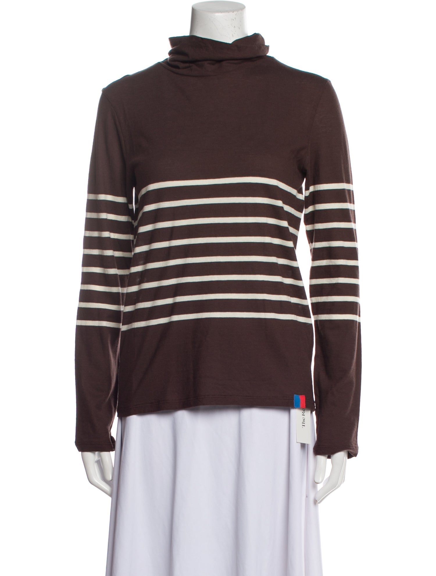 Kule Striped Turtleneck Sweatshirt