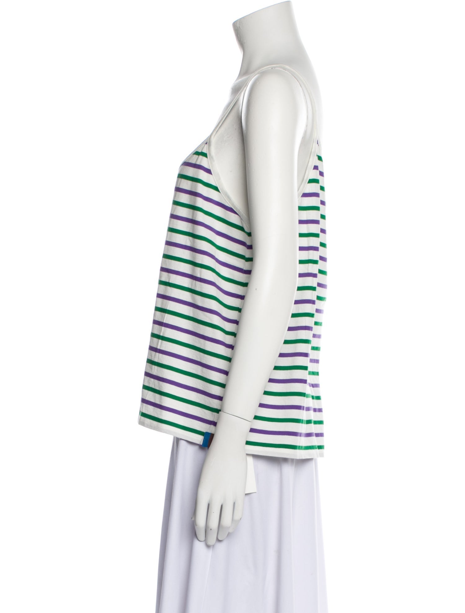 Kule Striped Scoop Neck Top