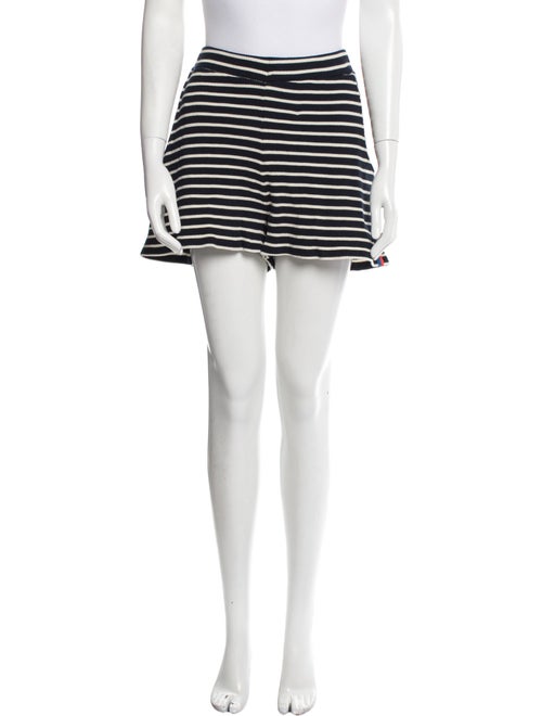 Kule Striped Mini Shorts