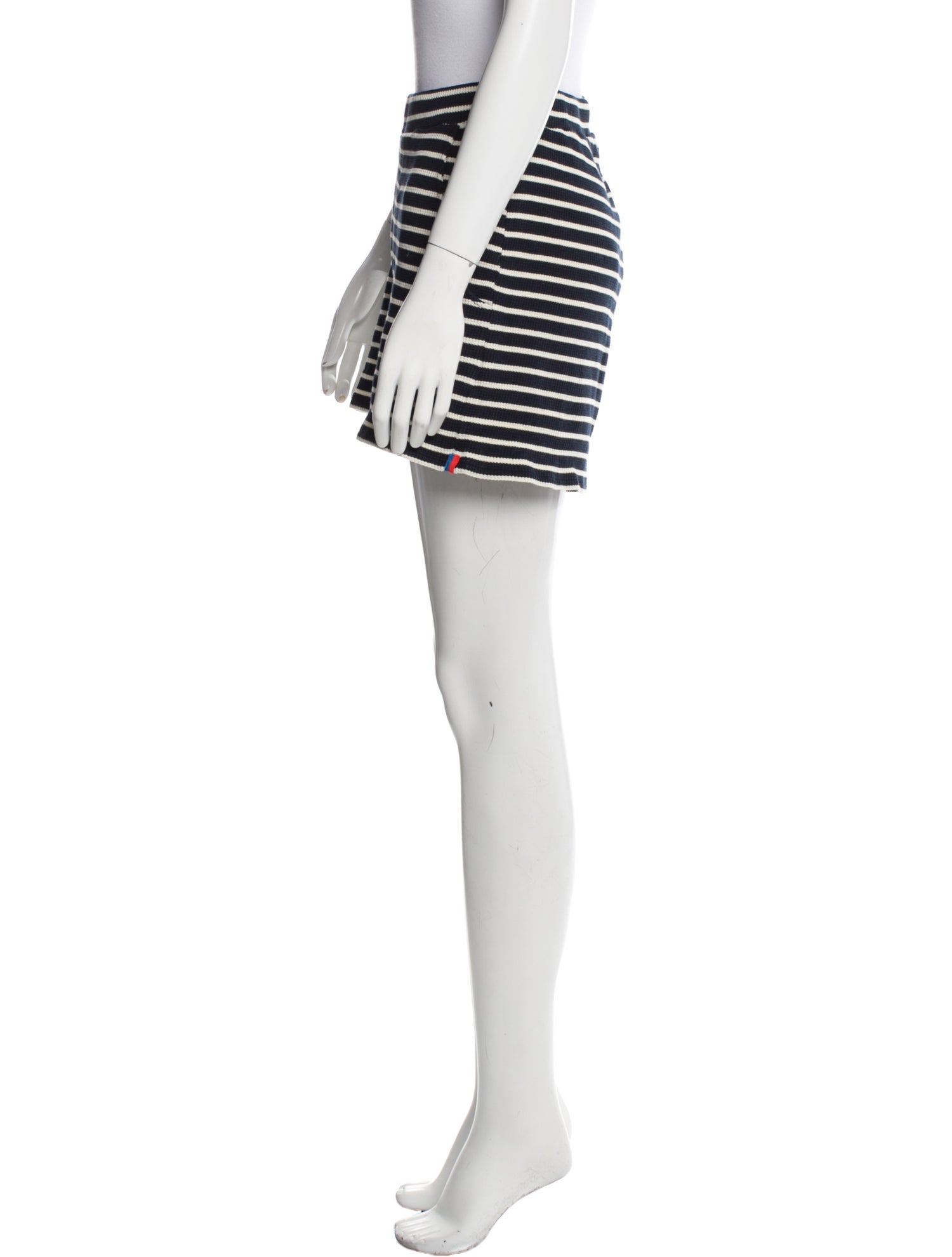 Kule Striped Mini Shorts