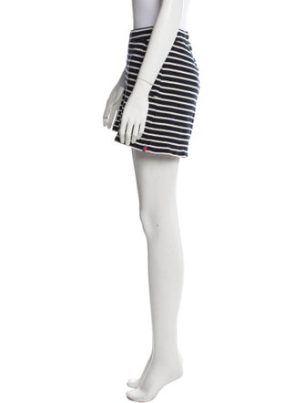Kule Striped Mini Shorts