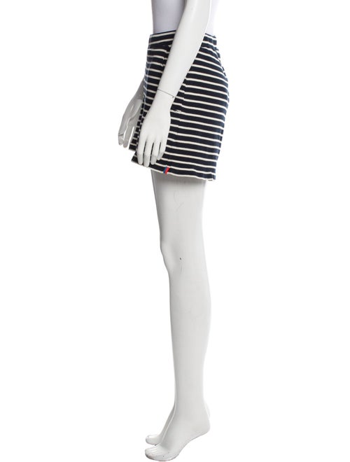 Kule Striped Mini Shorts