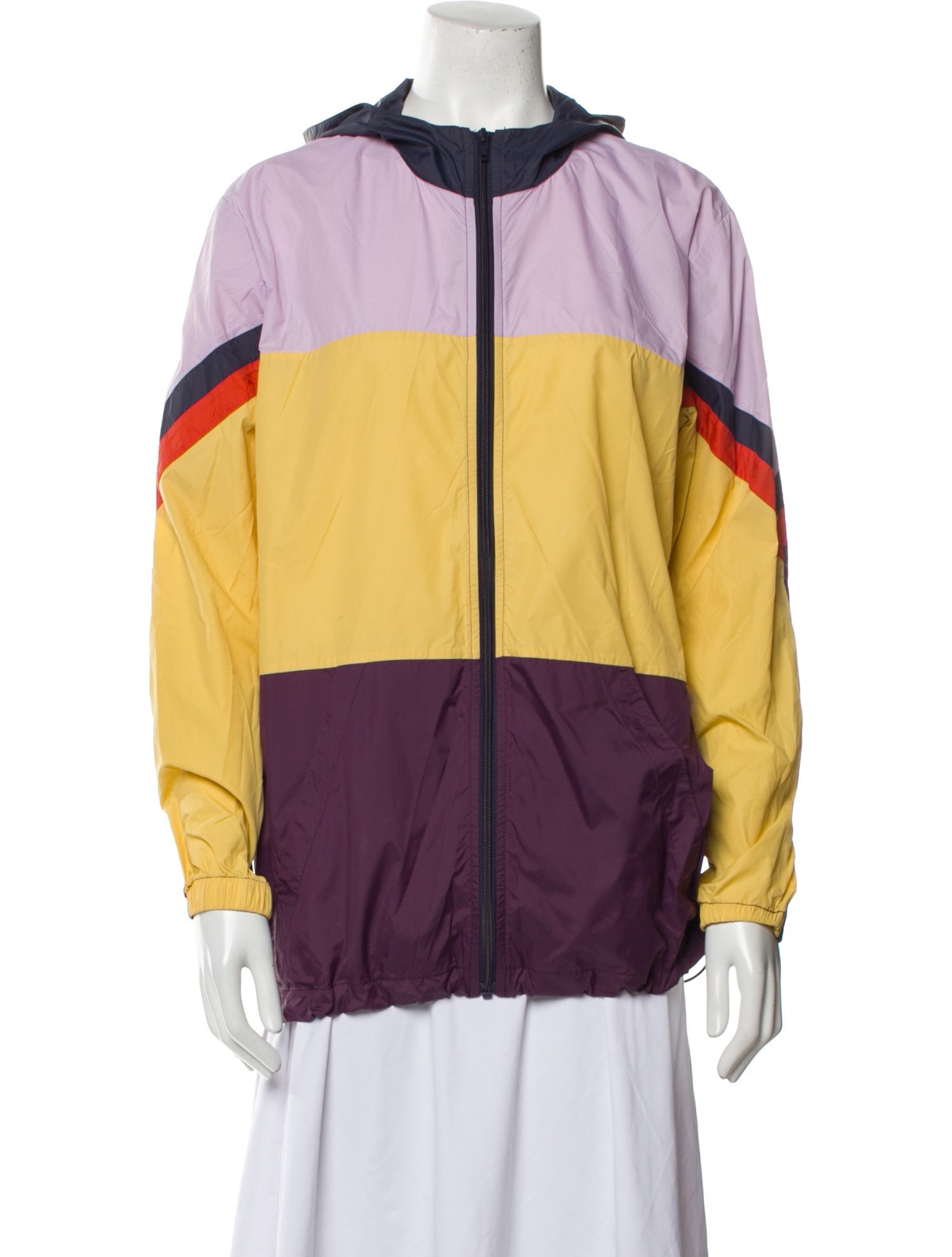 Kule Colorblock Pattern Jacket