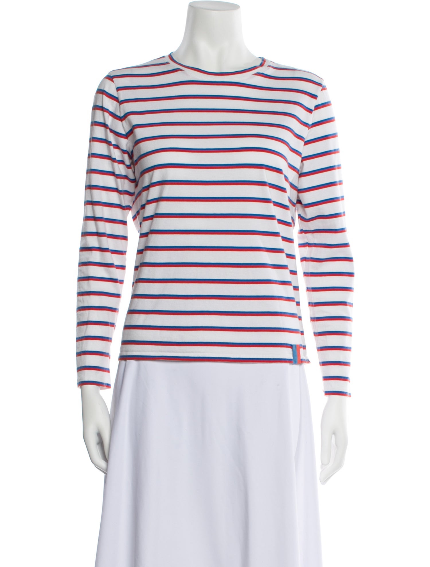 Kule Striped Crew Neck Top
