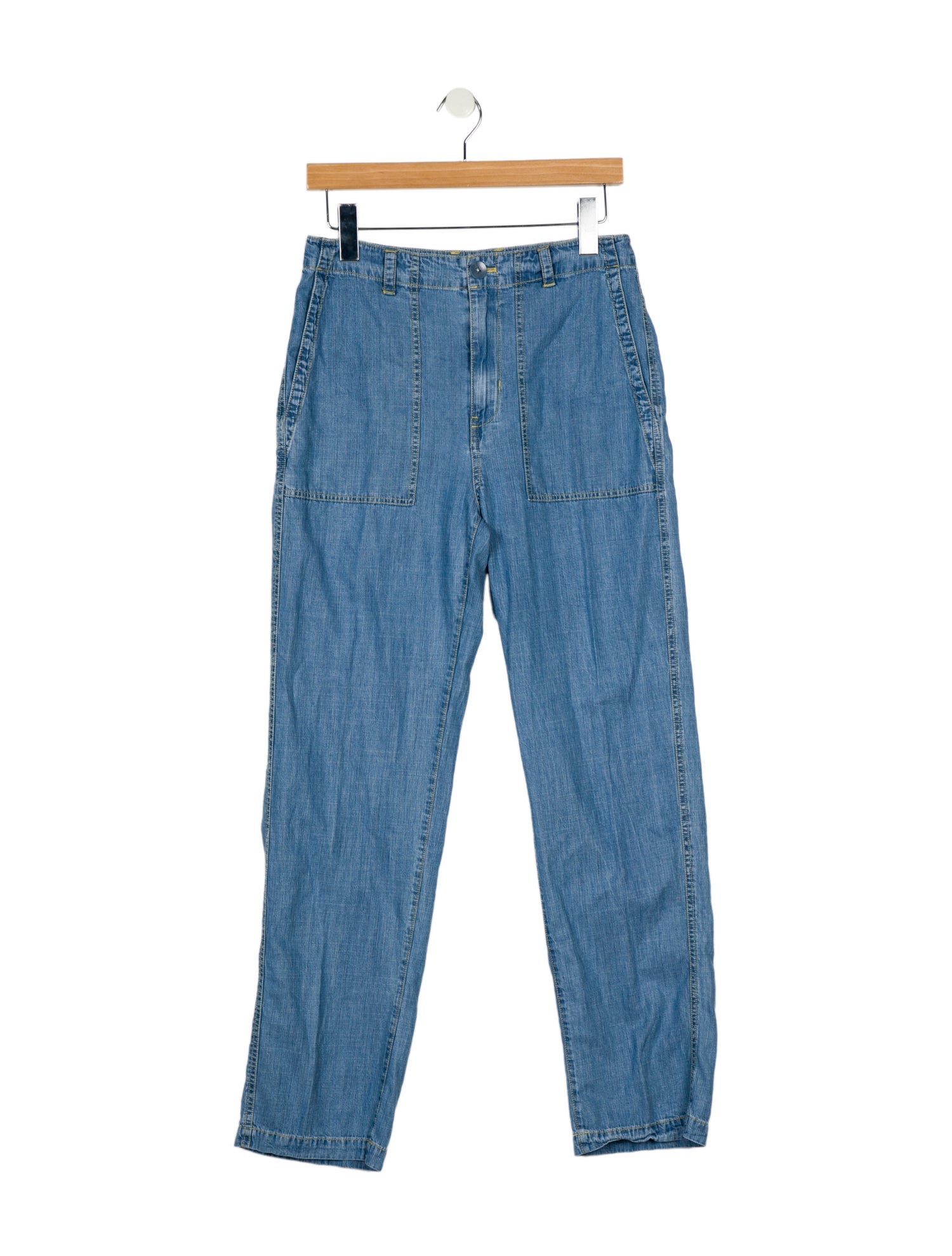 Kule Mid-Rise Straight Leg Jeans