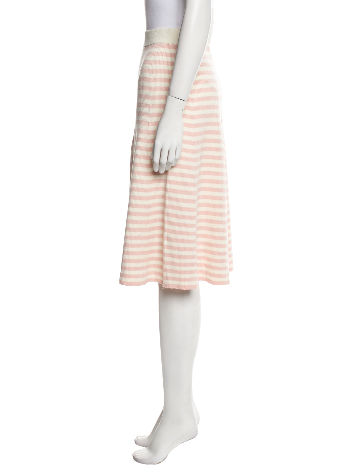 Kule Striped Knee-Length Skirt