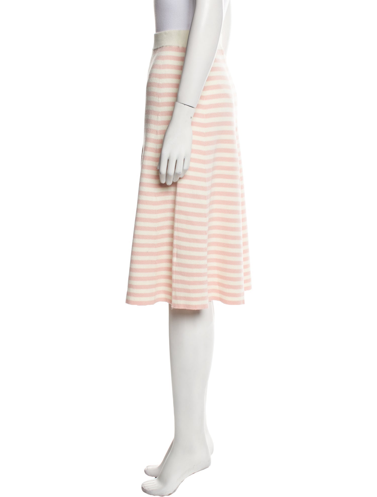 Kule Striped Knee-Length Skirt