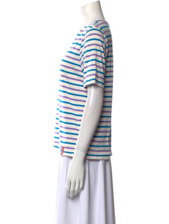 Kule Striped Crew Neck T-Shirt