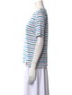 Kule Striped Crew Neck T-Shirt