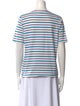 Kule Striped Crew Neck T-Shirt