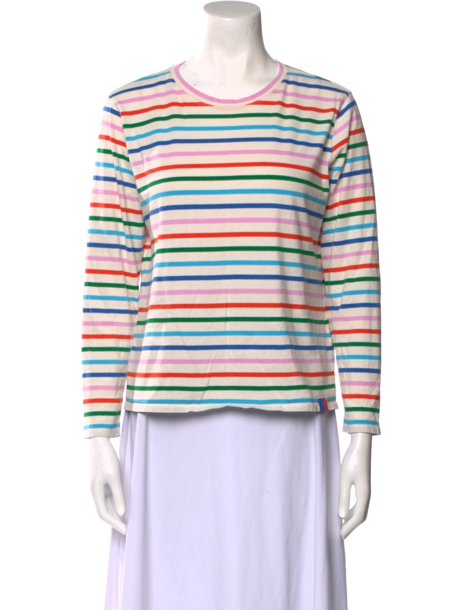 Kule Striped Crew Neck Top