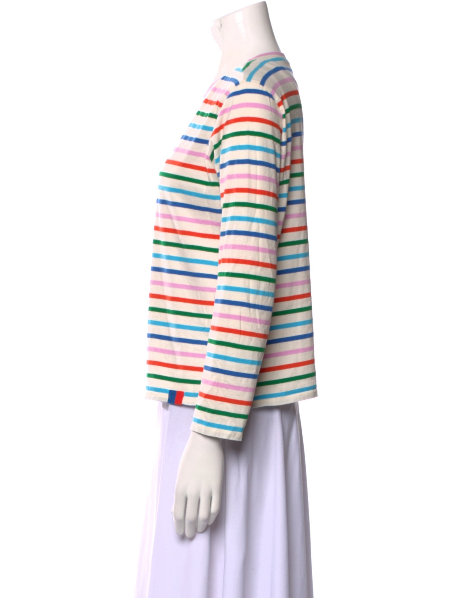 Kule Striped Crew Neck Top