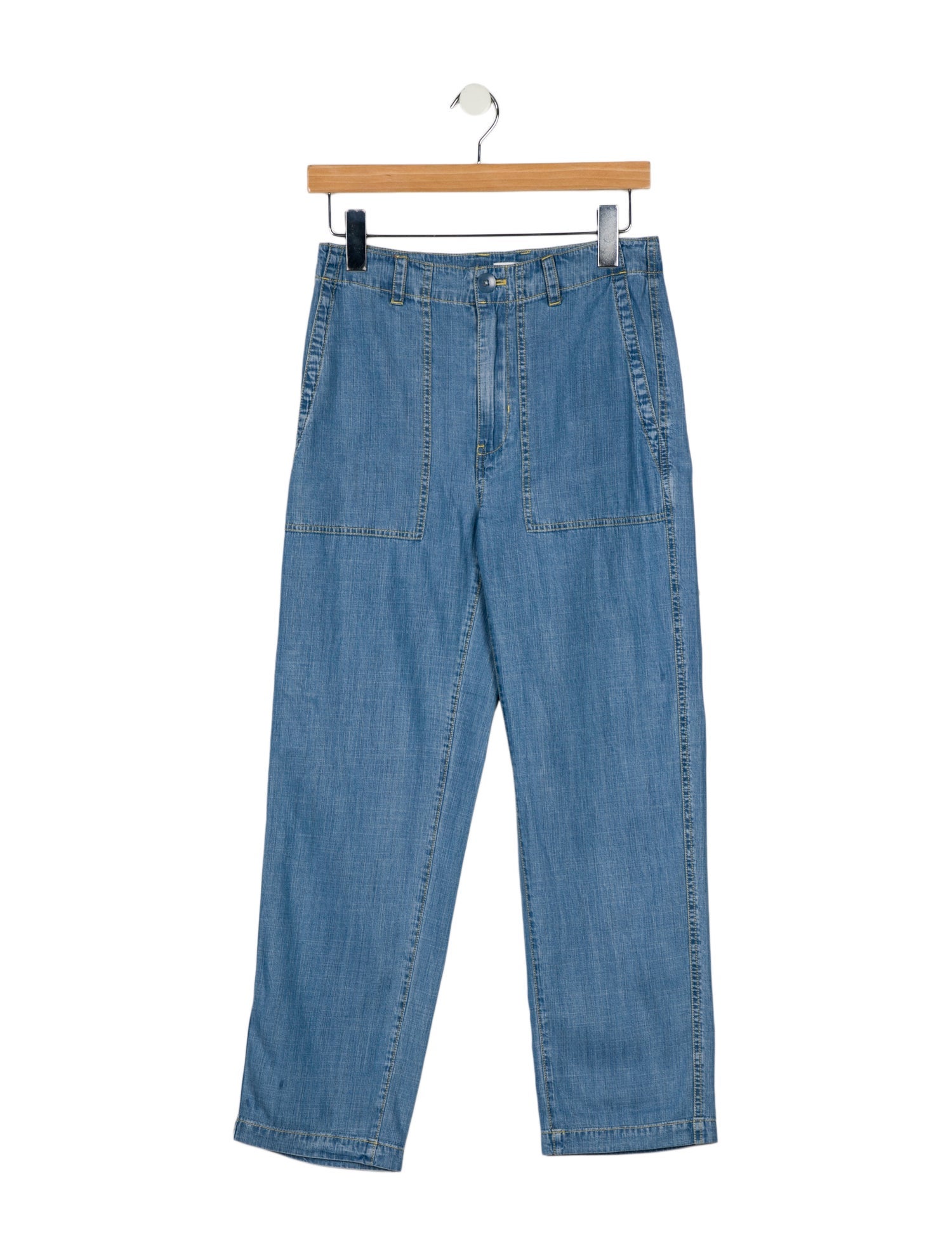 Kule Mid-Rise Straight Leg Jeans
