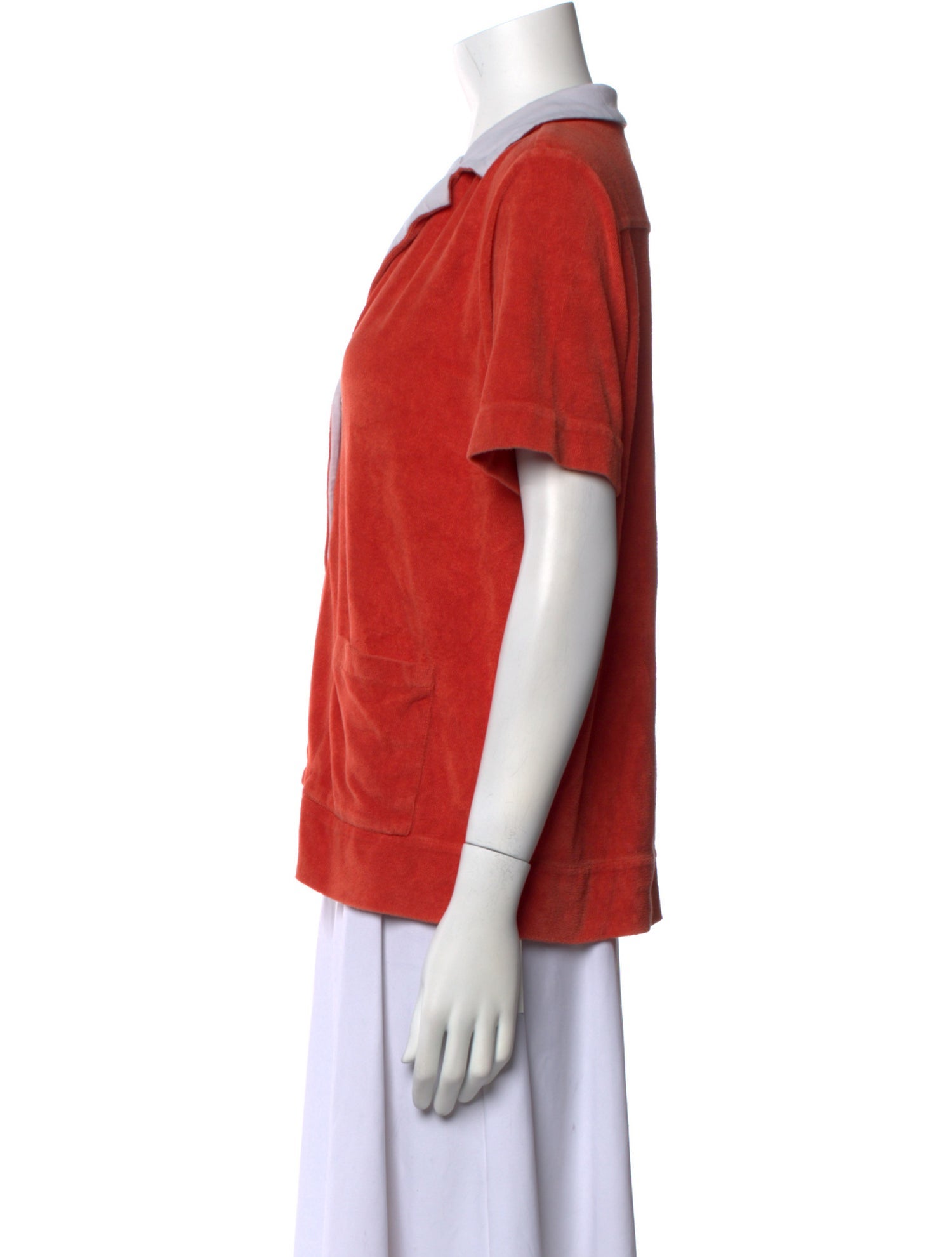 Kule Short Sleeve Button-Up Top