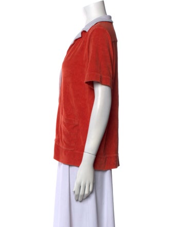 Kule Short Sleeve Button-Up Top