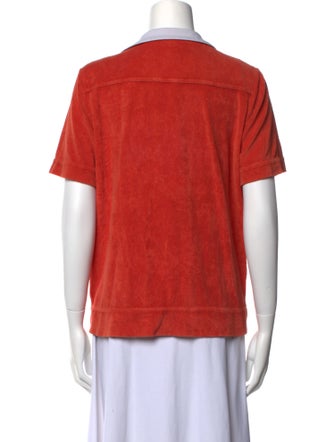 Kule Short Sleeve Button-Up Top