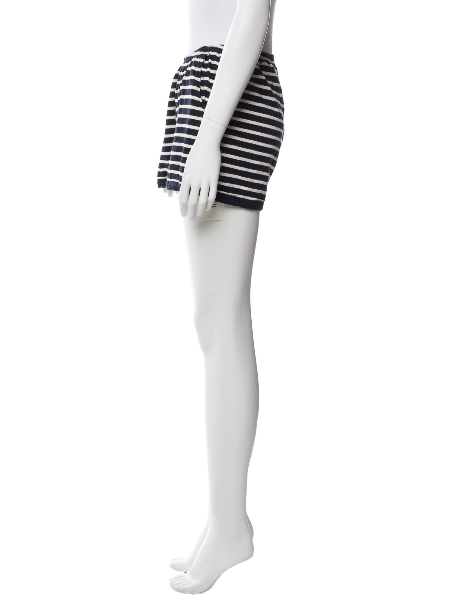 Kule Striped Mini Shorts