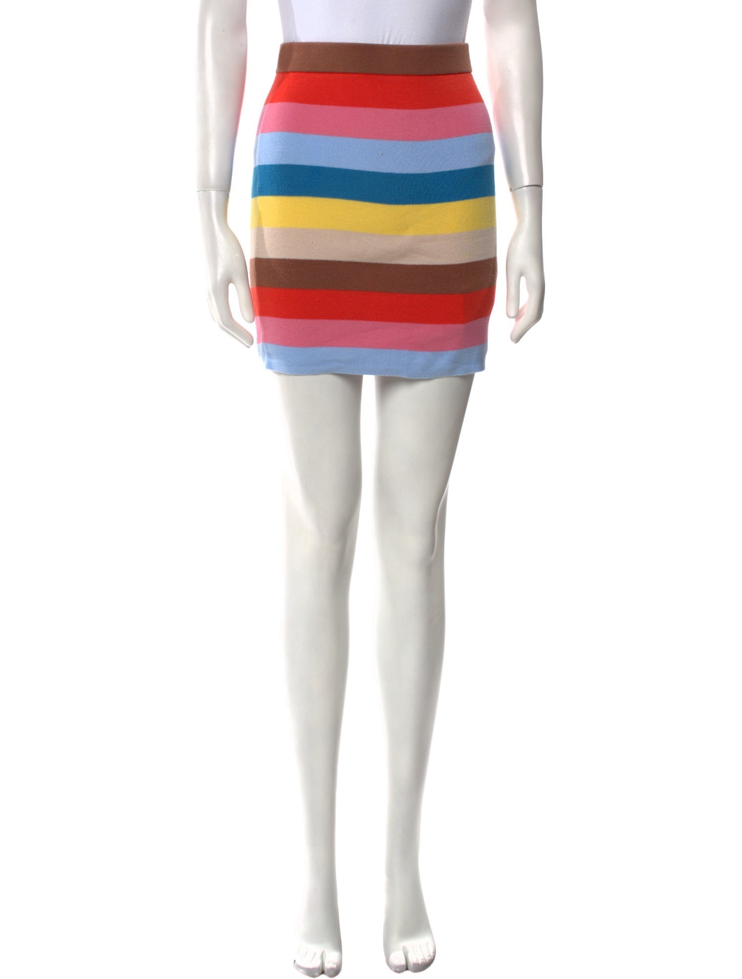 Kule Striped Mini Skirt