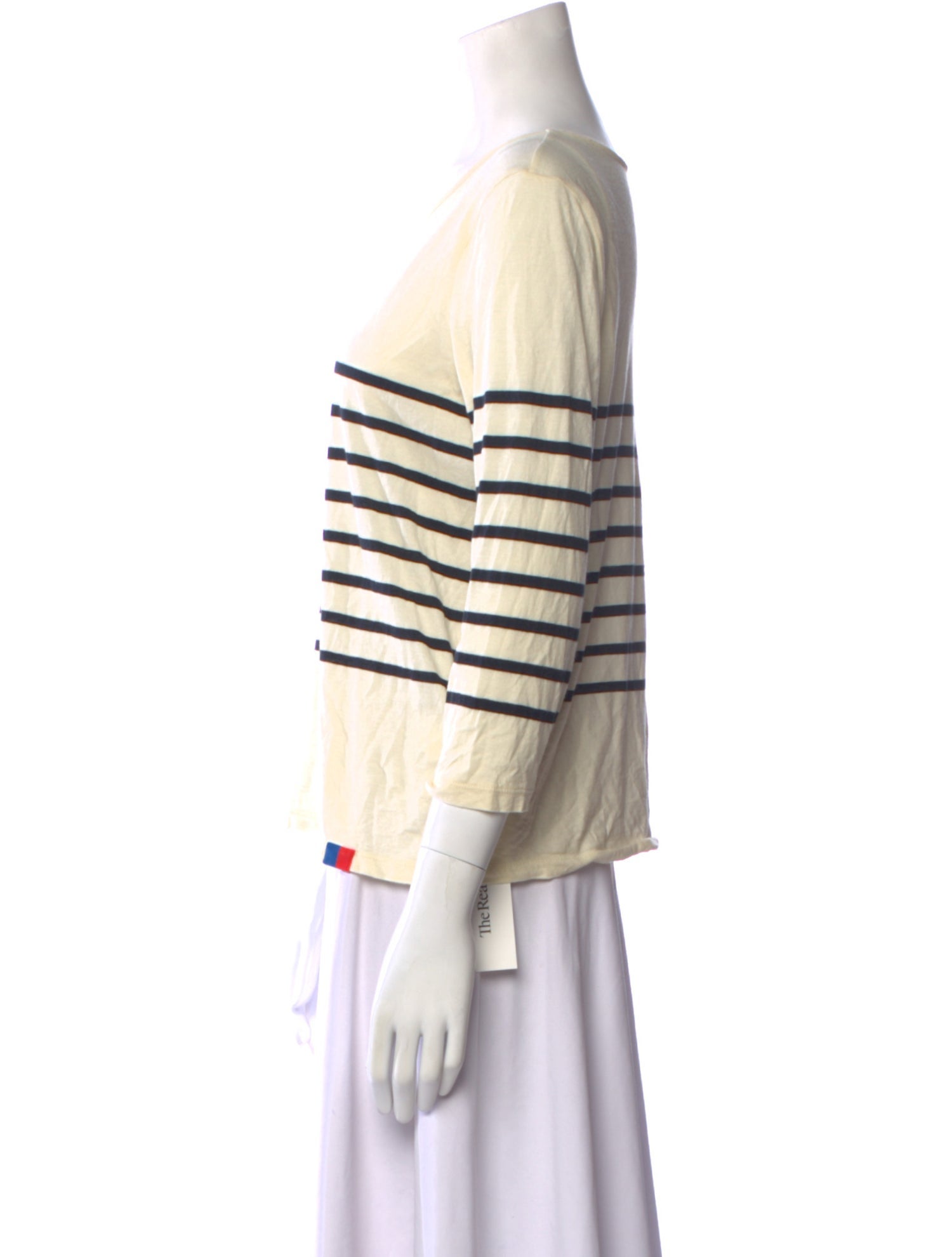 Kule Striped Bateau Neckline Top