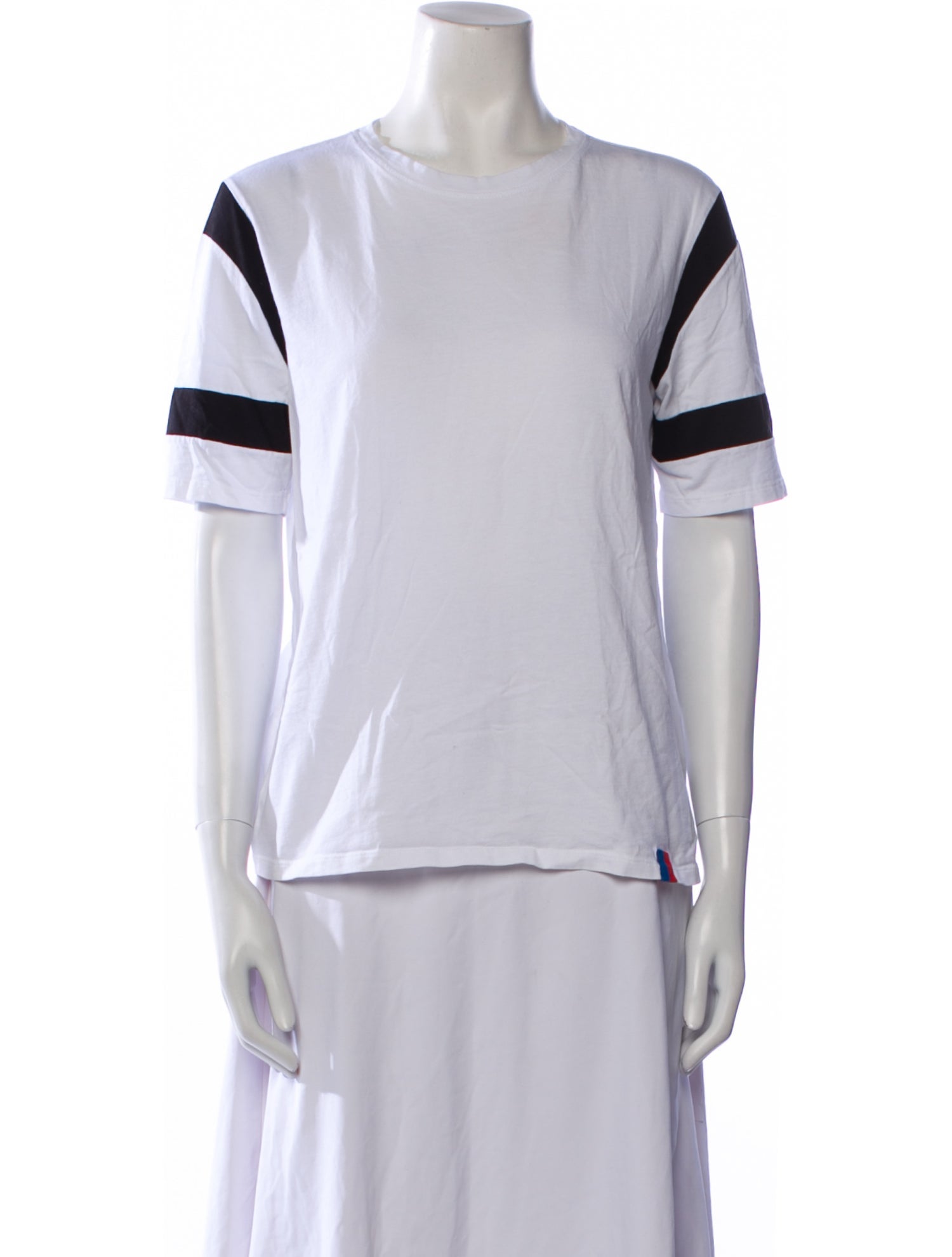 Kule Colorblock Pattern Crew Neck T-Shirt