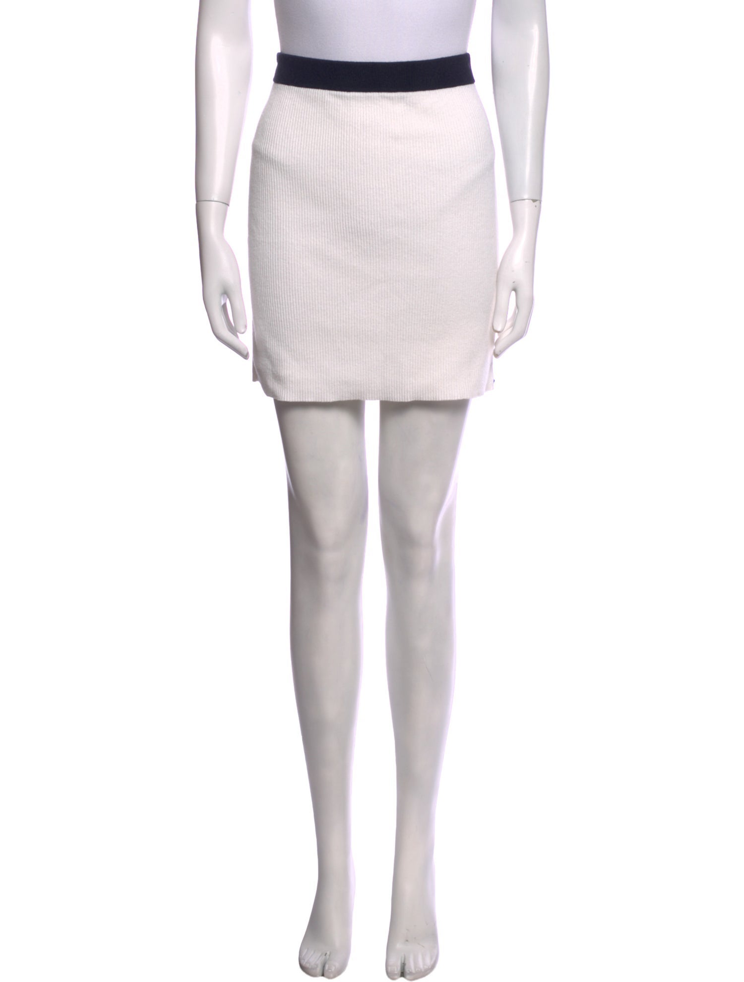 Kule Colorblock Pattern Mini Skirt