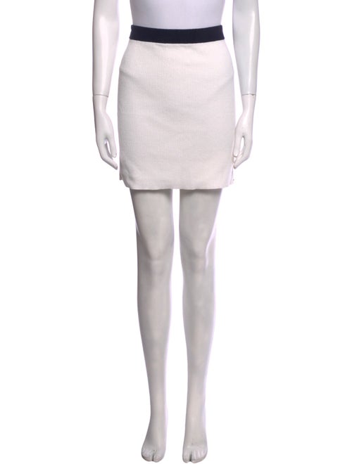 Kule Colorblock Pattern Mini Skirt