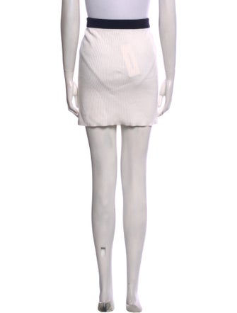 Kule Colorblock Pattern Mini Skirt