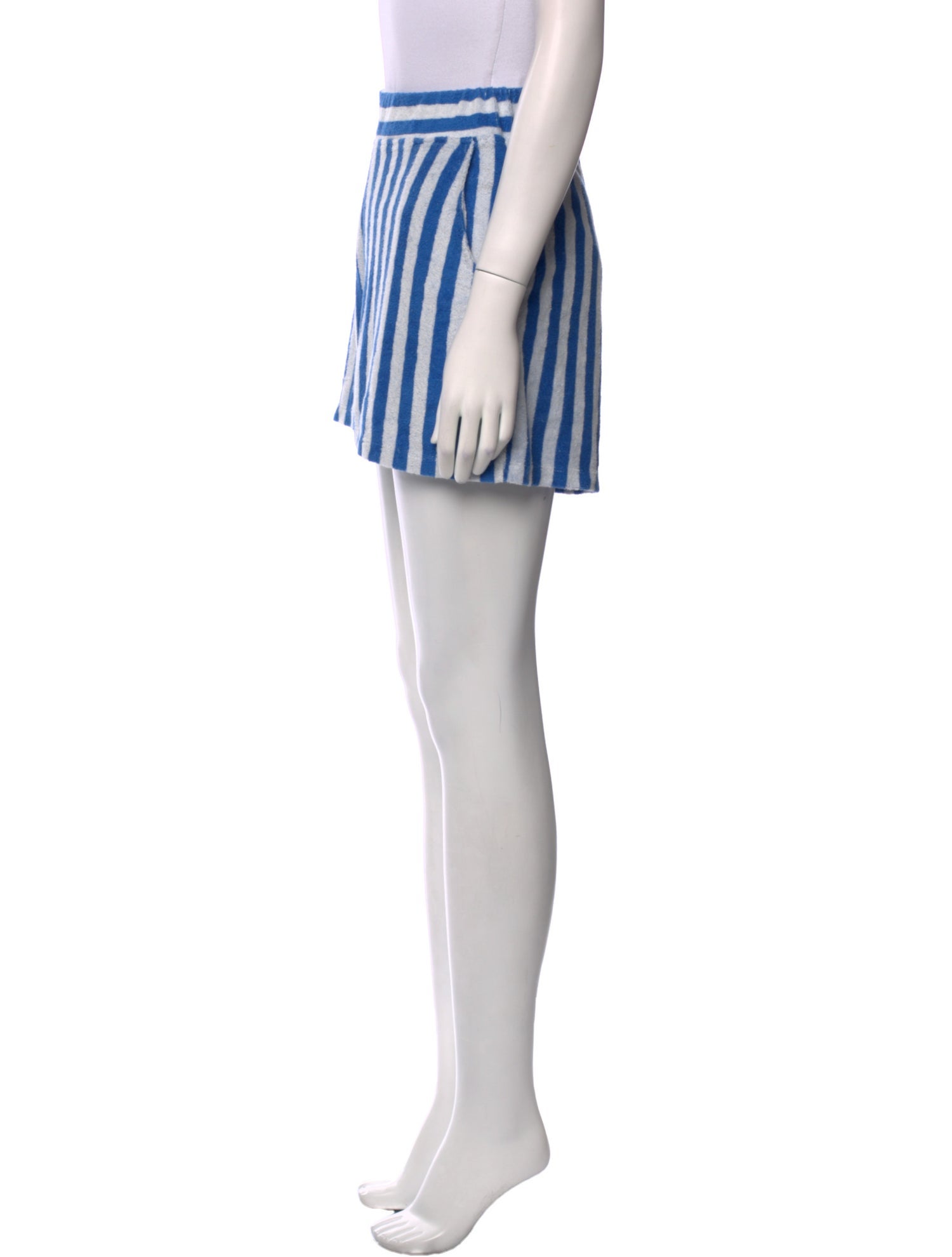 Kule Striped Mini Shorts