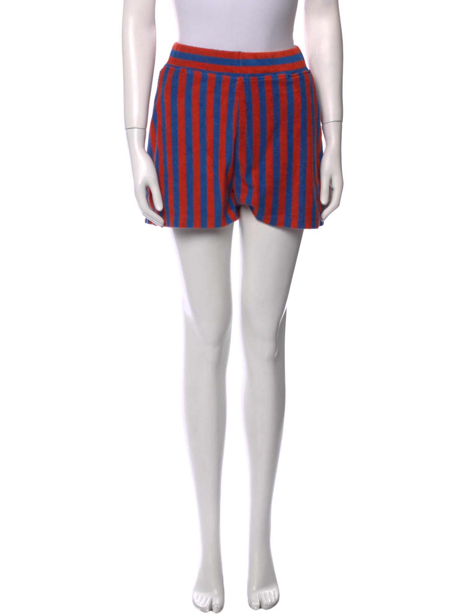 Kule Striped Mini Shorts