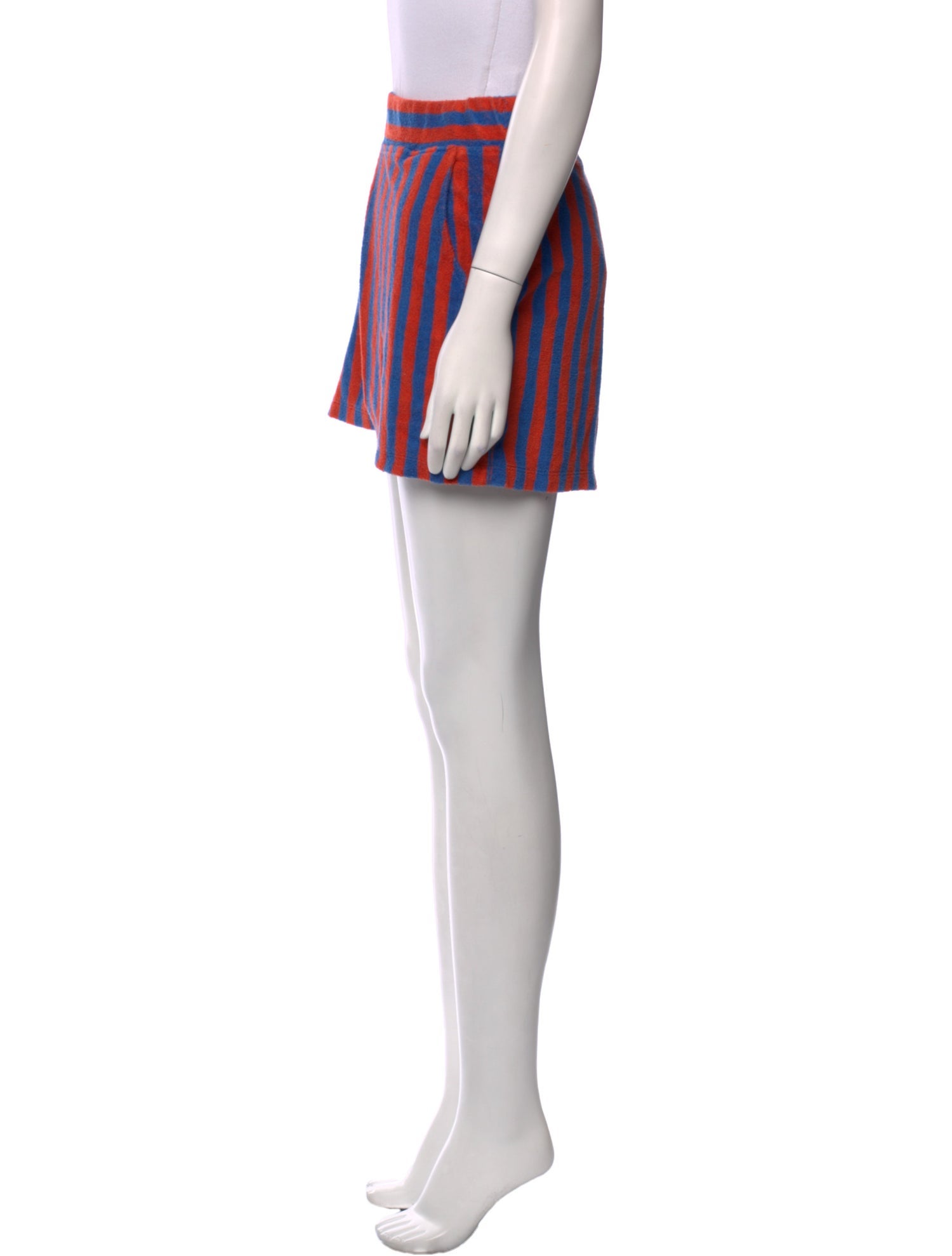 Kule Striped Mini Shorts