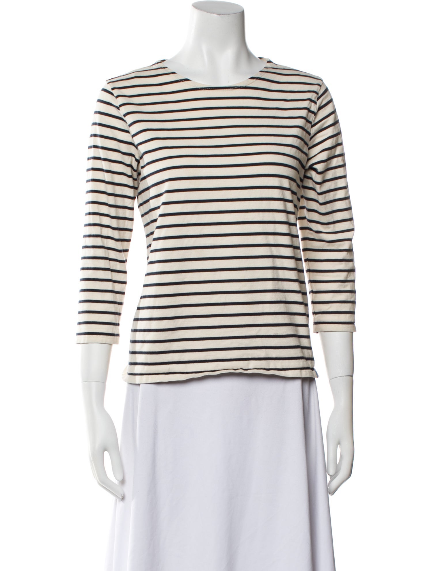 Kule Striped Crew Neck Top