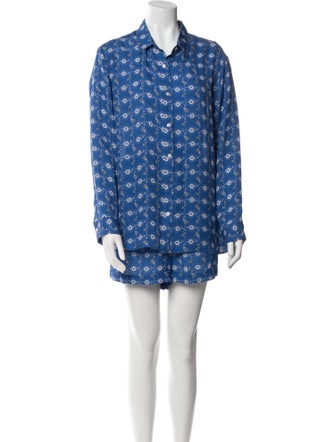 Kule Silk Printed Pant Set