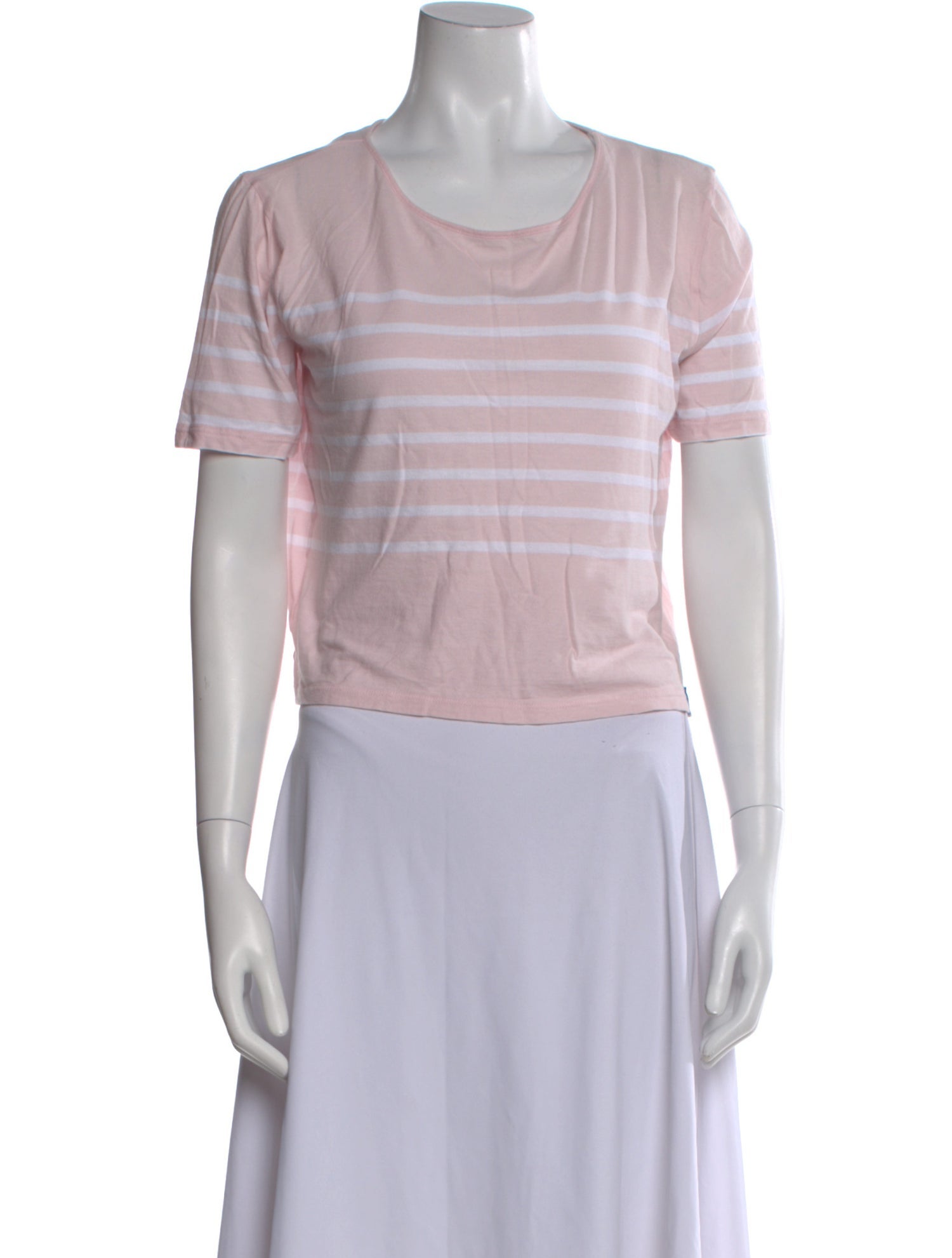 Kule Scoop Neck Short Sleeve Crop Top