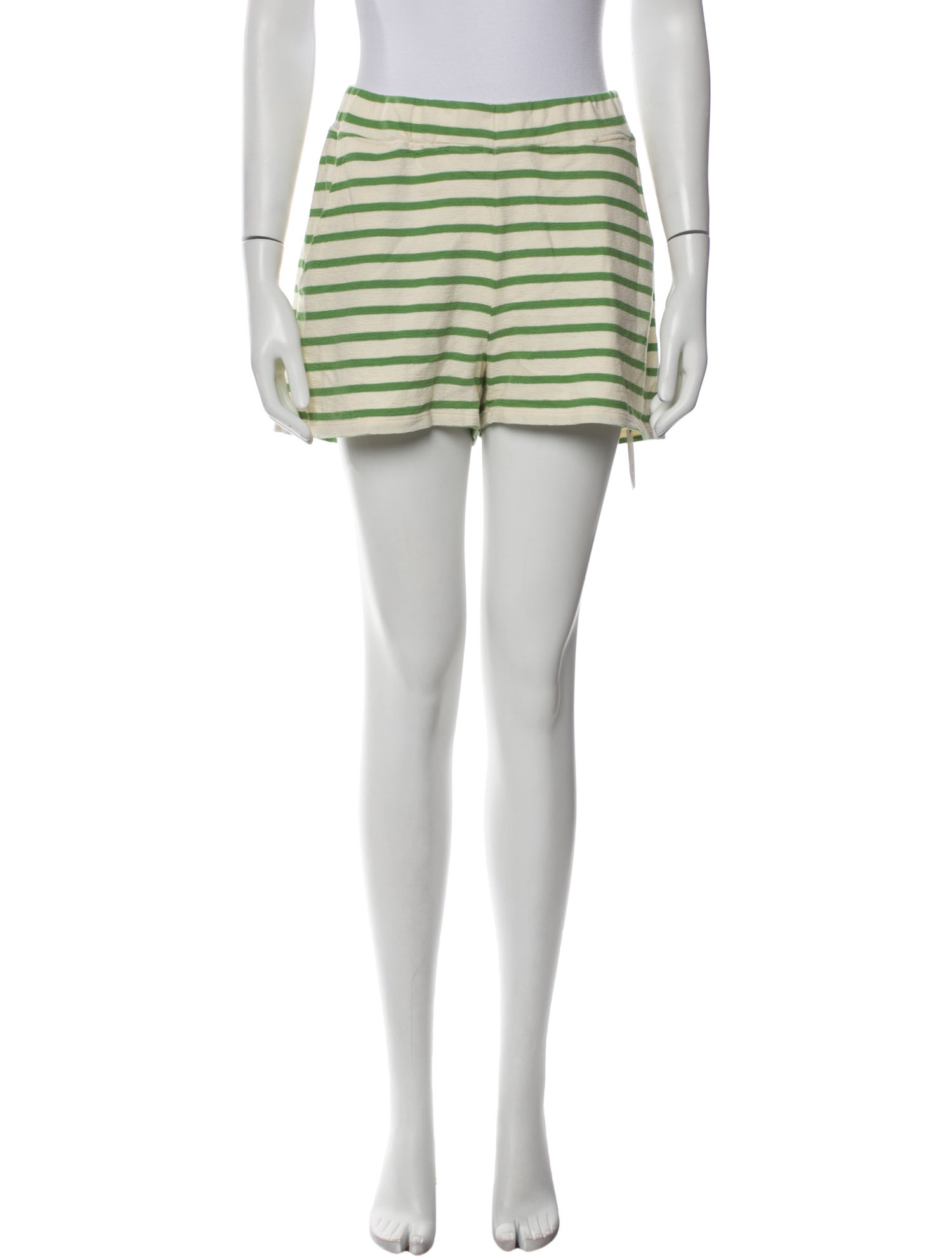 Kule Striped Mini Shorts