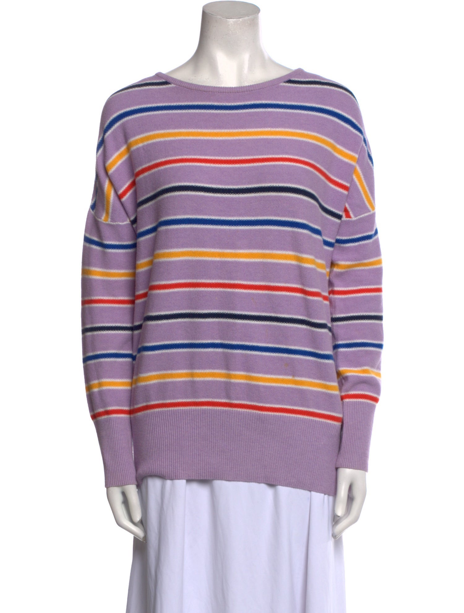 Kule Striped Scoop Neck Sweater