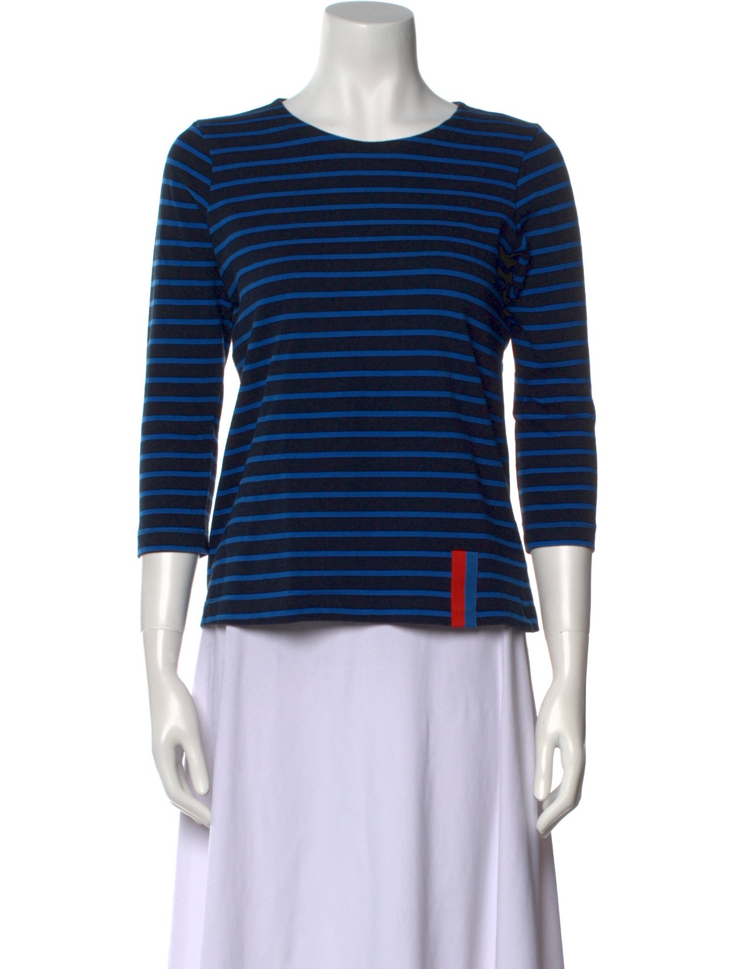 Kule Striped Crew Neck Top