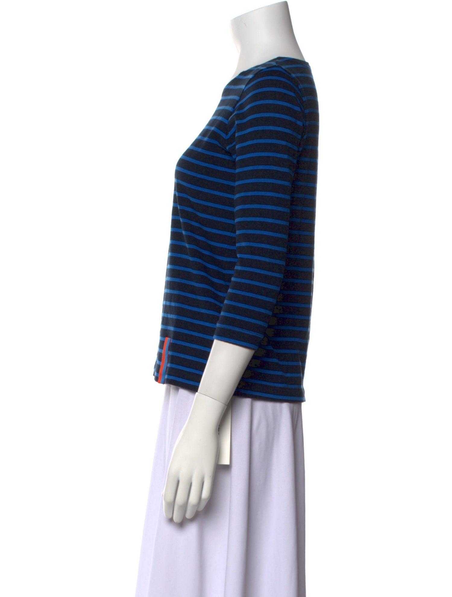 Kule Striped Crew Neck Top