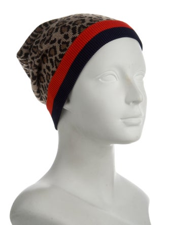 Kule Pattern Print Knit Beanie
